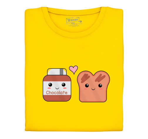 Levně Dámské tričko “Kamarádi nutella a toast”