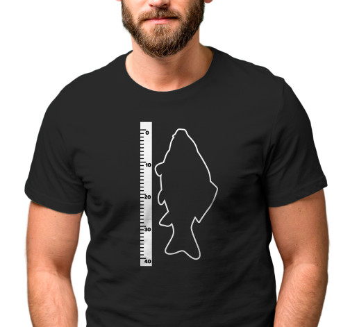 Levně Pánské tričko s potiskem “Lovná míra kapra”