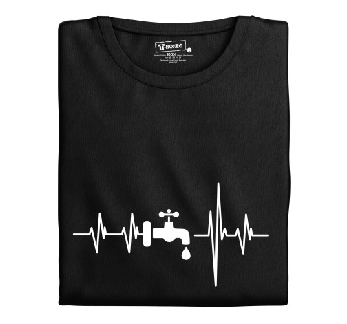 Levně Pánské tričko s potiskem "Srdeční tep Kohoutek"