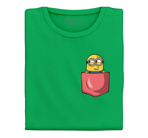 Levně Pánské tričko s potiskem "Mimoň v kapsičce"