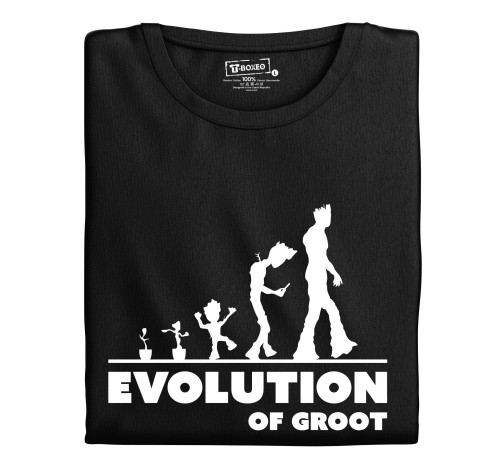Levně Pánské tričko s potiskem "Evolution of Groot"