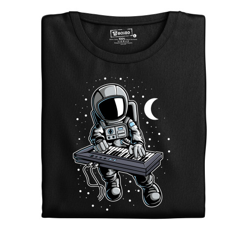 Levně Pánské tričko s potiskem “Astronaut s keyboardem”