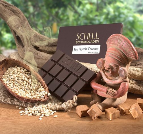 Levně Mléčná čokoláda Schell Rio Huimbi Ecuador 50 g