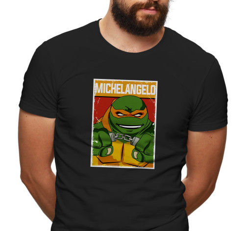 Levně Pánské tričko s potiskem “Michelangelo"