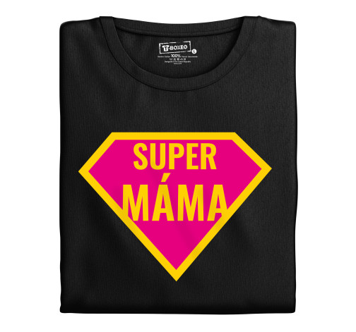 Levně Dámské tričko s potiskem “Super máma”