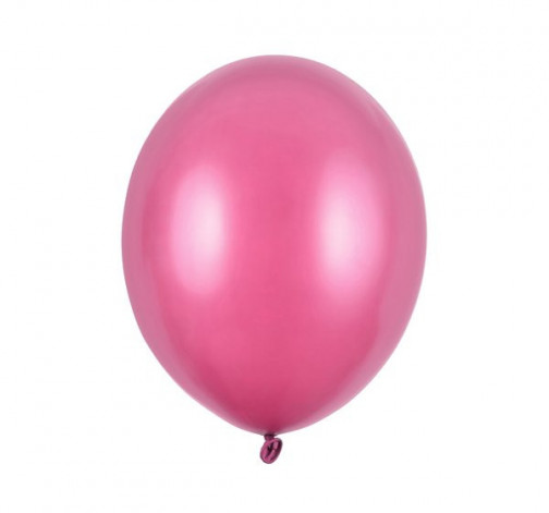 Nafukovací metalické balónky z latexu - růžové tmavší 10 ks