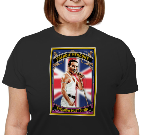 Levně Dámské tričko s potiskem “Freddie Mercury”