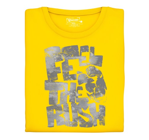 Levně Pánské tričko s potiskem “Feel the Rush”