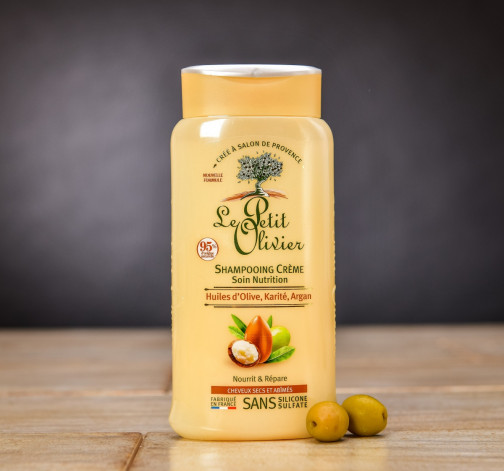 Levně Šampón Le Petit Olivier – oliva, bambucké máslo, arganový olej 250 ml