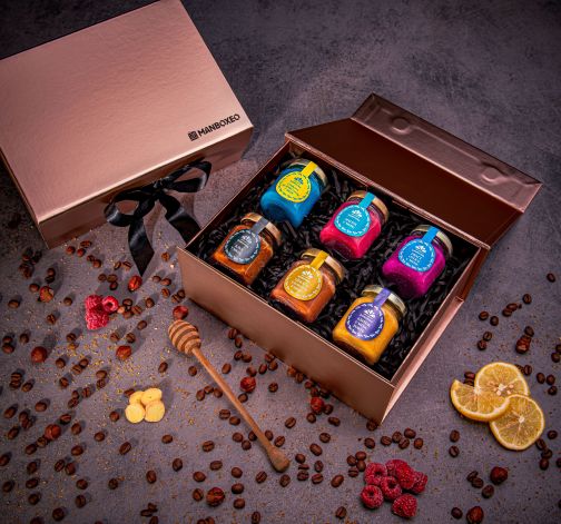 Giftboxeo pro ženu - Ochucené medy
