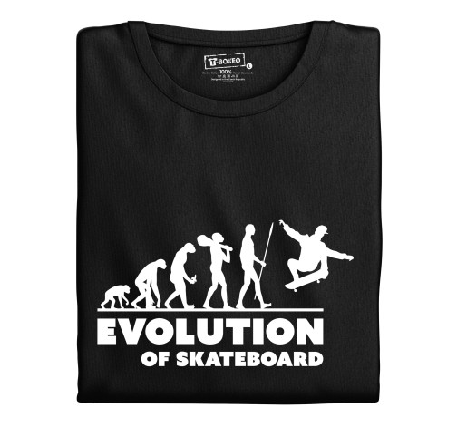 Pánské tričko s potiskem "Evolution of Skateboard"