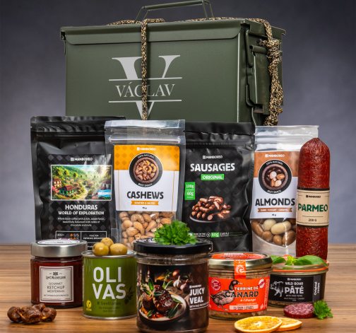 Armyboxeo plné delikates s gravírováním