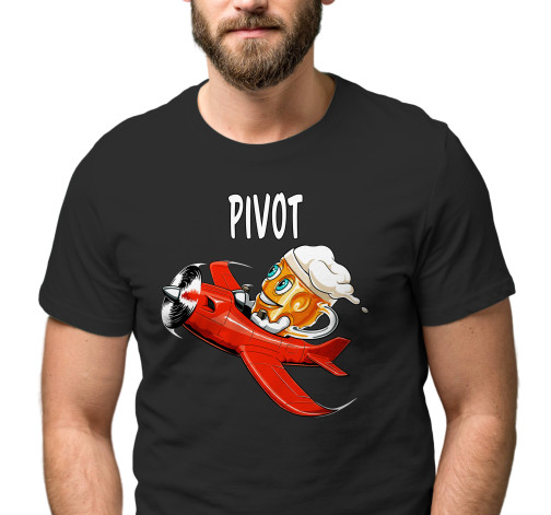 Levně Pánské tričko s potiskem "Pivot"