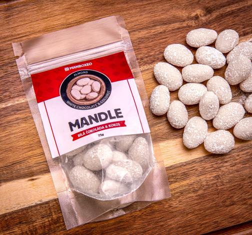 Levně Mandle Bílá čokoláda & Kokos 75g