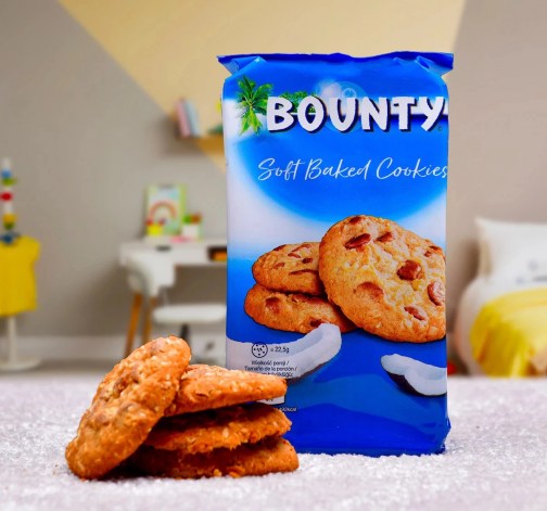 Levně Kokosové sušenky Bounty s kousky čokolády 180 g