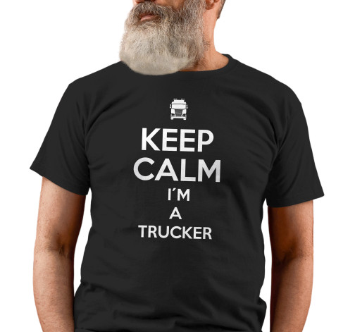 Levně Pánské tričko s potiskem "I´m a trucker"