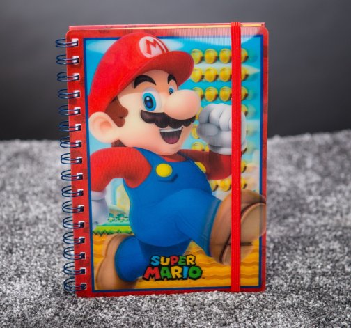 Levně 3D zápisník Super Mario