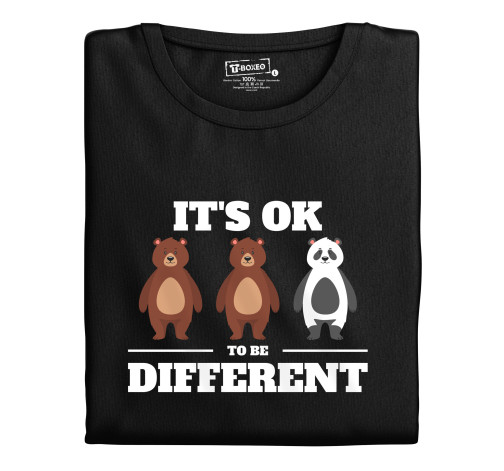 Levně Pánské tričko s potiskem ”It´s OK to be Different”