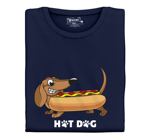 Levně Pánské tričko s potiskem “Hot Dog”