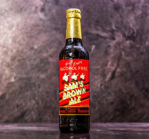 Levně Nealkoholické pivo Sam's Brown Ale 0,33 l
