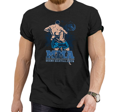 Levně Pánské tričko s potiskem “MMA, Mixed Martial Arts"