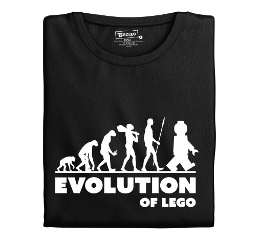 Levně Dámské tričko s potiskem "Evolution of LEGO"