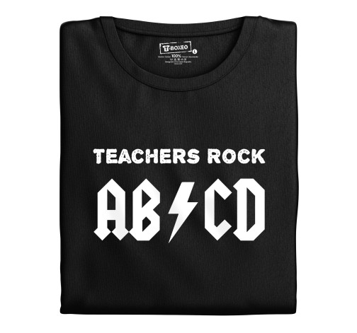 Levně Pánské tričko s potiskem “Teachers Rock”
