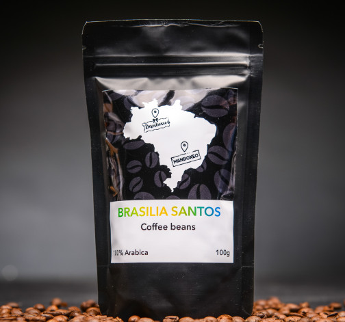 Mirabela čerstvá Káva Brasilia Santos 225 g