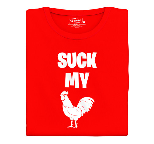 Levně Pánské tričko s potiskem “Suck my...”