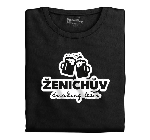 Levně Pánské tričko s potiskem “Ženichův drinking team”
