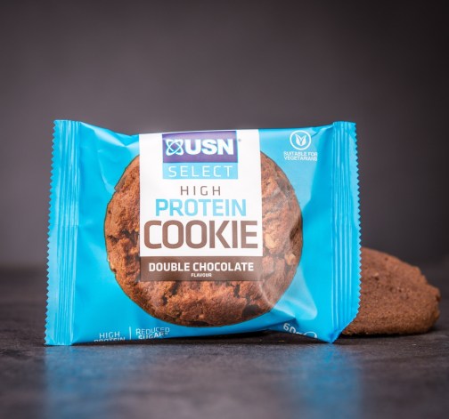 Levně Proteinová sušenka USN Select – Double chocolate 60 g
