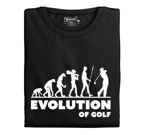 Levně Dámské tričko s potiskem "Evolution of Golf"