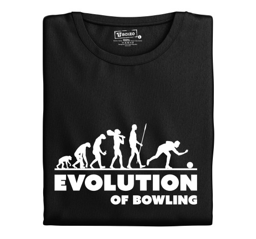 Pánské tričko s potiskem "Evolution of Bowling"