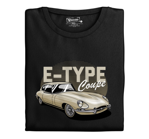 Levně Pánské tričko s potiskem “E-type Coupe"