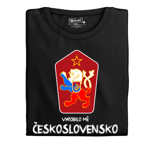 Levně Dámské tričko s potiskem “Vyrobilo mě Československo”