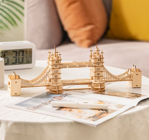 Levně 3D dřevěná stavebnice – Tower Bridge