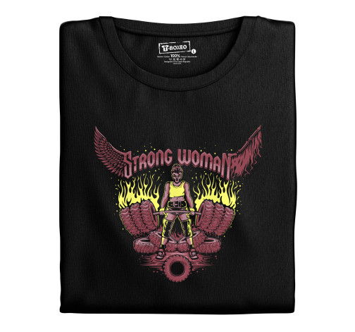 Levně Dámské tričko s potiskem “Strong Woman”