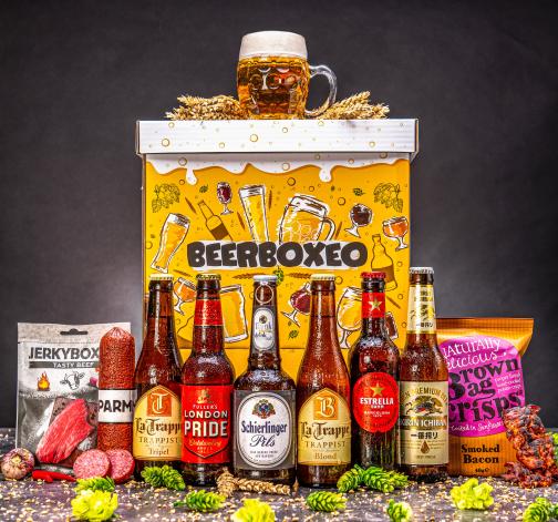 Levně Beerboxeo dárkové balení - Plné pivních speciálů a Masa