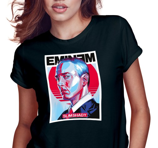 Levně Dámské tričko s potiskem “Eminem”