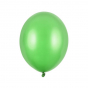 Nafukovací metalické balónky z latexu - zelená 10 ks