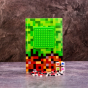 Zápisník Minecraft s pixely A5 zelený