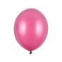 Nafukovací metalické balónky z latexu -  růžové tmavší 10 ks