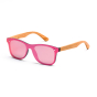 Dřevěné sluneční brýle Luxury – růžové, třešeň